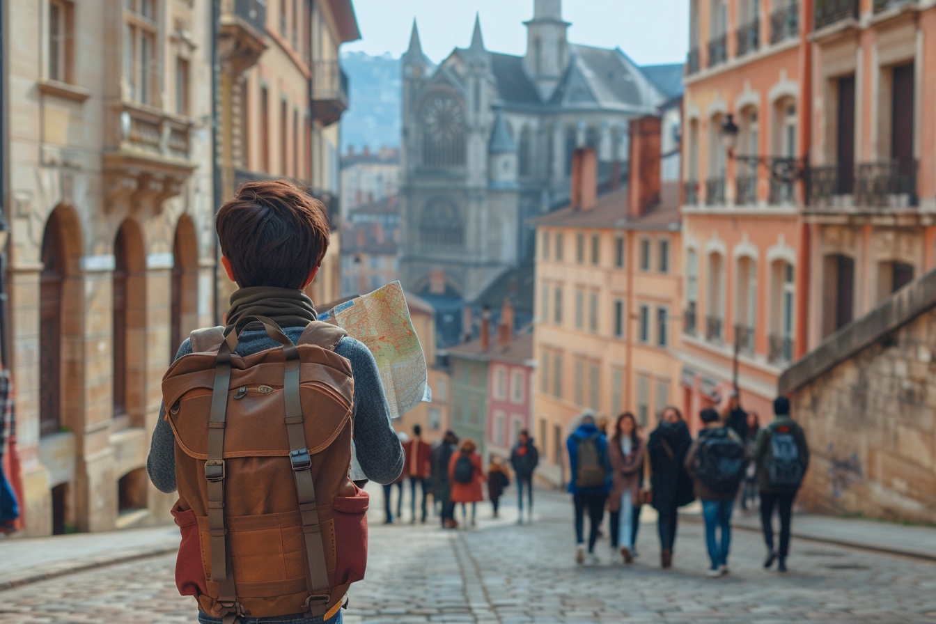 Guide pratique illustrant comment déménager sans CDI à Lyon, soulignant les étapes clés d'un déménagement réussi sans stress